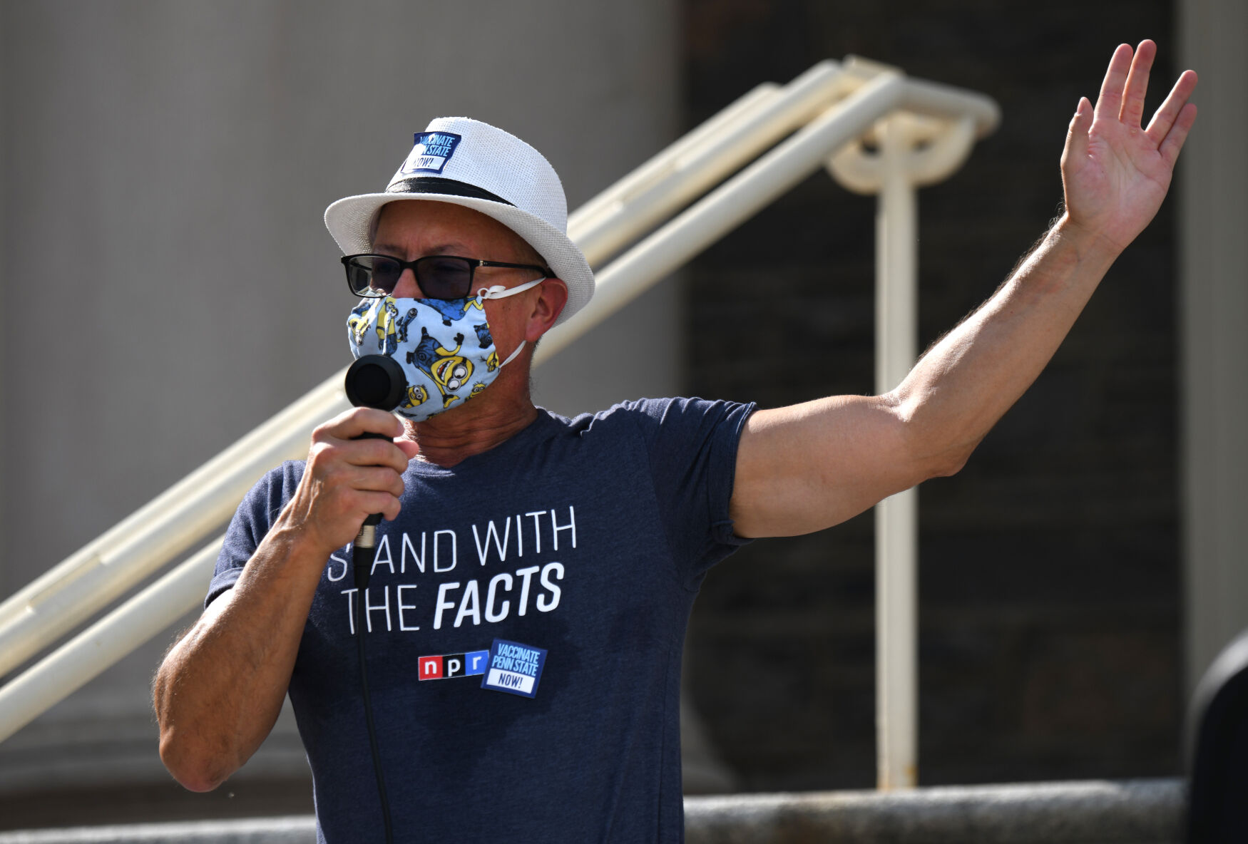 Rally to Vaccinate Penn State, Eduardo Mendieta